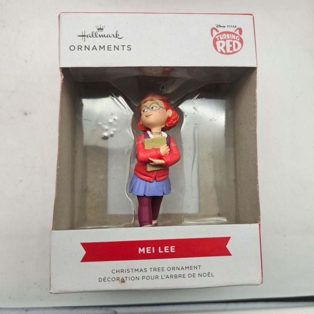 2022 Hallmark Turning Red Mei Lee Disney Pixar Christmas Tree Ornament W Box